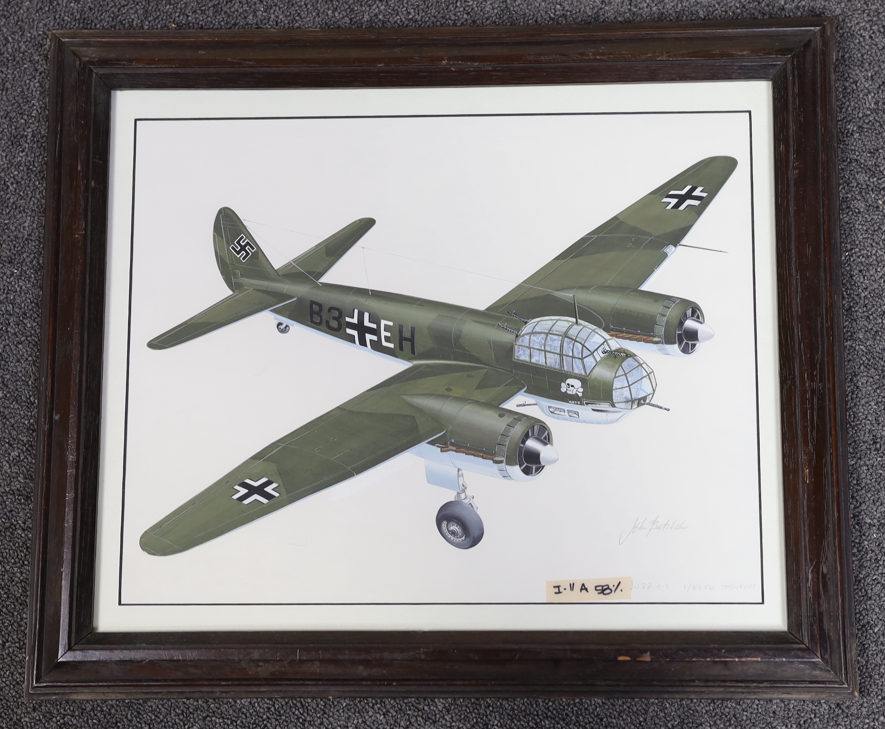 John Henry Batchelor MBE (1936-2019), Civil and military aviation including Spitfire IX, 611Sqd 1942, gouache and watercolour on paper (6), largest 49 x 33cm, Please note this lot attracts an additional import tax of 5%